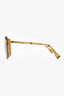 Burberry Beige Acrylic Oversized Sunglasses