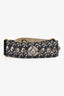 Christian Dior Navy Oblique Jacquard Studded Guitar Strap