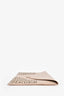 Alaïa Blush Pink Perforated Leather Envelope Clutch