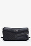 Christian Dior 2003 Black Canvas Leather Diorissimo Trotter Street Chic Shoulder Bag