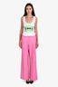 SER.O.YA Pink Pinstripe Messi Pant Size S