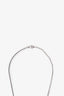 Hermès Pink/Silver Tone Mini H Pop Pendant Necklace