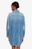 Reformation Light Blue Denim 'Edie' Shirt Dress Size 0