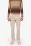 Tom Ford Beige Denim Straight Leg Jeans Size 32 Mens