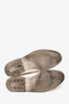 Loro Piana White Grained Leather Summer Charms Walk Loafer Size 39