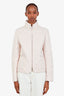 Burberry Light Pink Quilted Jacket Size M