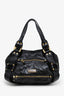 Jimmy Choo Black Patent Leather Mahala Shoulder Bag