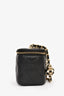 Pre-loved Chanel™ 2021+ Black Leather Disco CC Mini Vanity Crossbody Bag