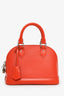 Louis Vuitton Orange Epi Leather Monogram Alma BB Bag With Strap