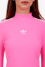 Balenciaga x Adidas Pink Long Sleeve Mini Dress Size 38