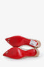 Christian Louboutin Beige Mesh Rosegold Crystal 'Follies' Size 42