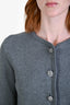 Rag & Bone Grey Cotton Buttoned Long Sleeve Cardigan Size XS