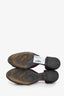 Roger Vivier Purple Satin D'Orsay Crystal Embellished Flats Size 35.5