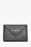 Balenciaga Grey Leather Mini Compact Wallet