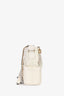 Pre-loved Chanel™ 2018 White Quilted Leather 'Gabrielle' Hobo Bag