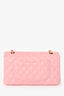 Pre-loved Chanel™ 2004 Rare Sakura Pink Caviar Medium Double Flap Shoulder Bag