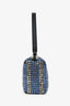 Alexander Wang Blue Small Heiress Crystal Mesh Pouch