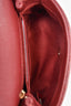 Pre-Loved Chanel™ 2019-20 Burgundy Caviar Leather Extra Mini Coco Top Handle