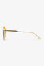 Bottega Veneta Transparent Brown Tinted Square Sunglasses