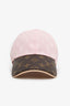 Louis Vuitton Pink/Brown Monogram Nylon Adjustable Hat Size M