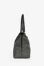 Longchamp Grey Canvas Le Pliage Medium Tote Bag