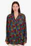 Gucci 2020 Black/Multicolour Silk GG Psychedelic Button-Up Shirt Size 42