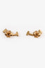 Tiffany & Co. 18K Yellow Gold Diamond T Smile Mini Earrings