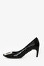 Roger Vivier Black Patent Belle Trompette Heels Size 35.5