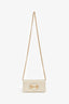 Gucci Cream/Gold Leather Horsebit 1955 Wallet On Chain