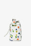 Loewe White/Multicolour Leather Small 'Flower Bianco' Puzzle Bag
