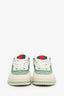 Baskets Gucci GG en toile verte et cuir, pointure 7,5 homme