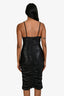 Alexander Wang Black Ruched Mini Dress Size S