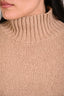 Frame Beige Wool 'Swingy' Turtleneck Sweater Size M