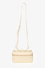Bottega Veneta Off-White Intrecciato Leather Bang Bang Vanity Case With Detachable Strap