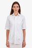 Thom Browne White Short Sleeve Button-Down Shirt Size 1