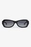 Pre-loved Chanel™ Black/Pink Tweed Detailed 'CH5537' Sunglasses