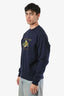 Aimé Leon Dore Navy Cotton 'The Worlds Borough' Sweatshirt Size M Mens