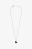 Cartier 18K Gold Black Onyx Diamonds Amulette de Pendant Necklace XS Model