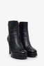 Pre-loved Chanel™ Black Interlocking CC Logo Boots Size 38C