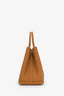 Hermès 2026 Gold Negonda Leather Palladium-Plated Hardware Garden Party 30 Top Handle Bag