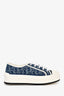 Christian Dior Blue Stonewash Denim 'Walk n Dior' Platform Sneaker Size 39