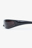 Balenciaga Black Frame Blade Rectangle Sunglasses