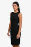 D&G Black Cotton Sleeveless Pencil Dress Size 36