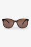 Prada Brown Tortoise Round Frame Sunglasses