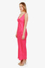 L'agence Pink 'Akiya' Tank Maxi Dress Size M