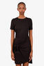 Veronica Beard Black Ruched 'Bernice' Dress Size XS