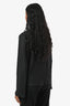 Samsoe Samsoe Black Ribbed 'Sauma' Blouse Size XS