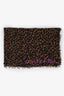 Louis Vuitton Brown Cashmere Silk Stephen Sprouse Leopard Stole Scarf