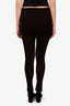 Blumarine Black Jersey Layered Leggings Size 0