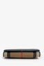 Burberry Black Canvas Leather House Check Crossbody Bag